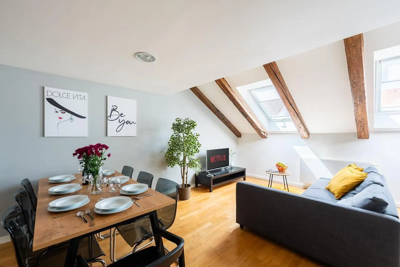 Duplex Apartment With Ac In Prague Center