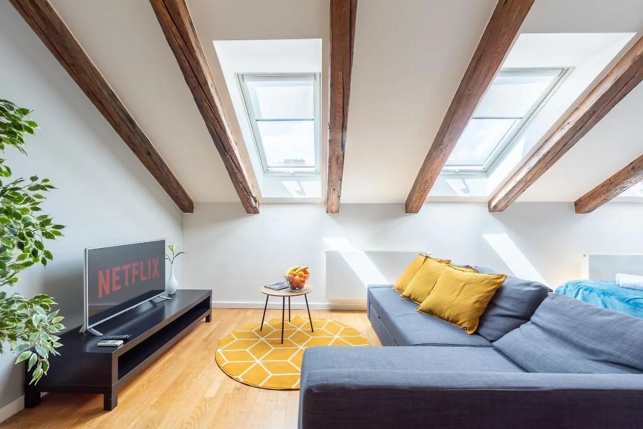 Duplex Apartment With Ac In Prague Center