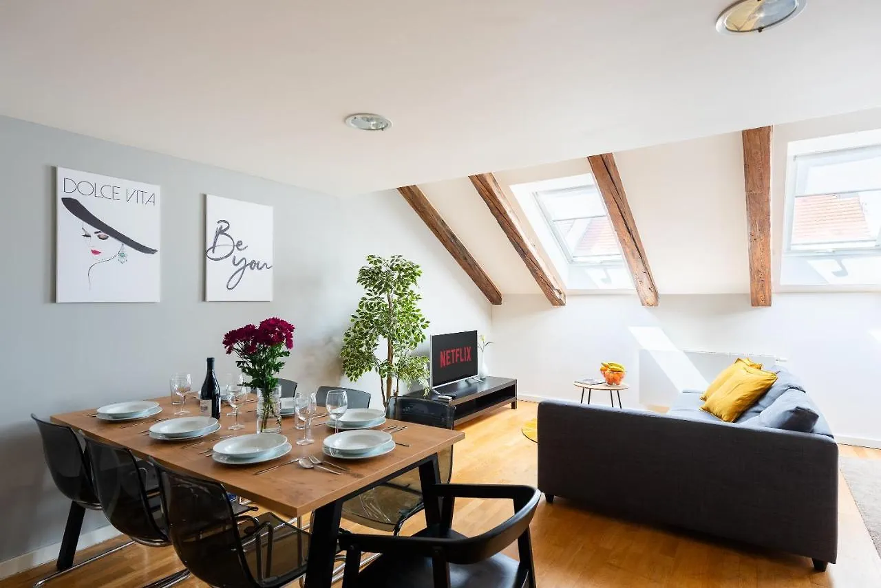 Duplex Apartment With Ac In Prague Center